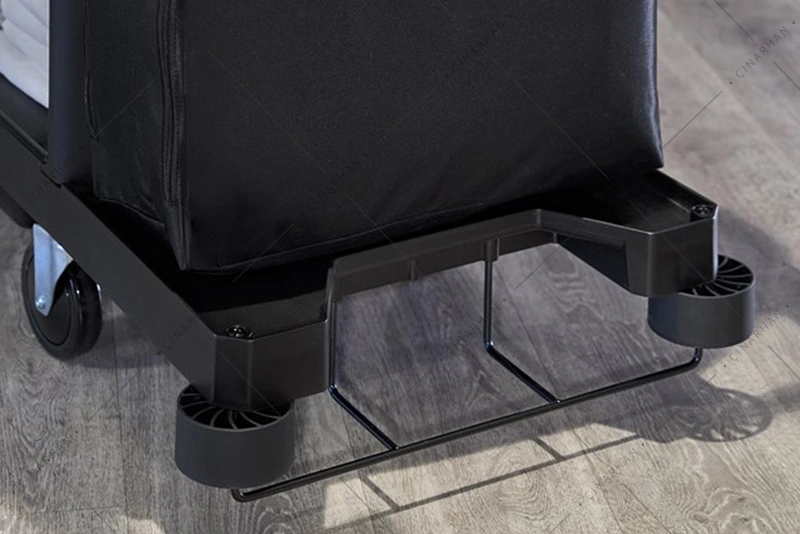 Rubbermaid Executive Tam Boyutlu Kat Hizmetleri Arabası Security Set, Siyah