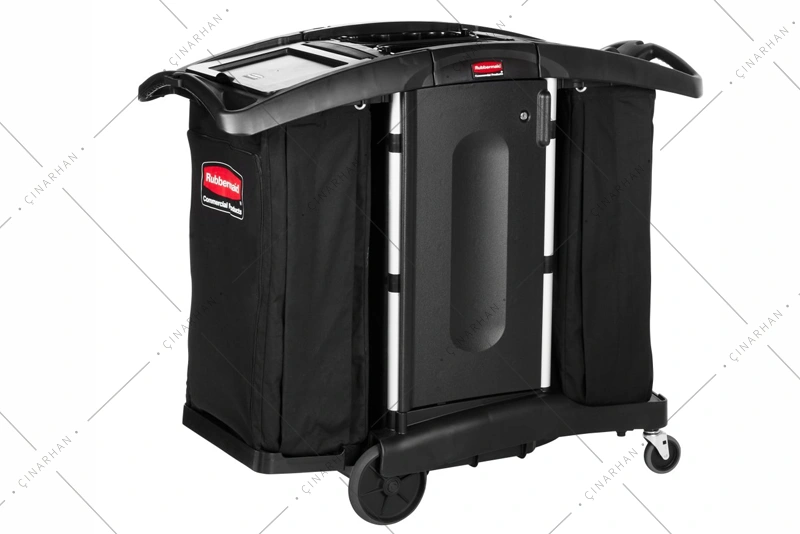 Rubbermaid Executive Kompakt Kat Hizmetleri Sepeti Siyah