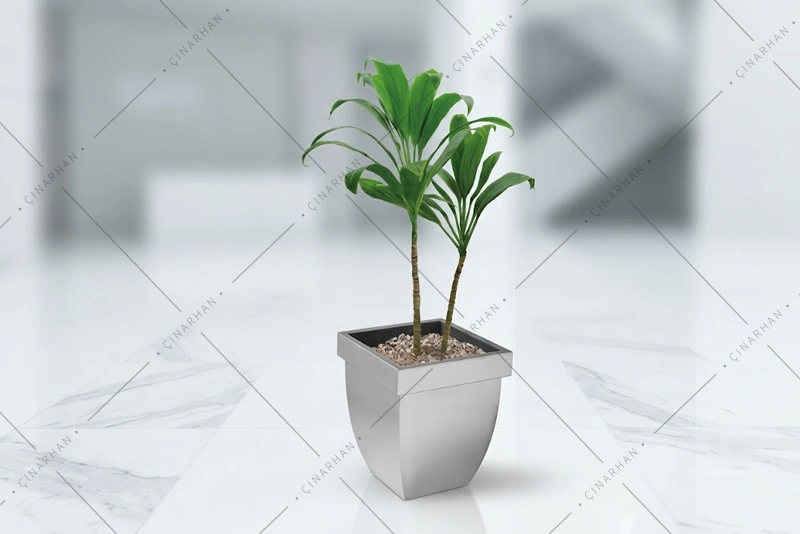 Carnation Paslanmaz Saksı