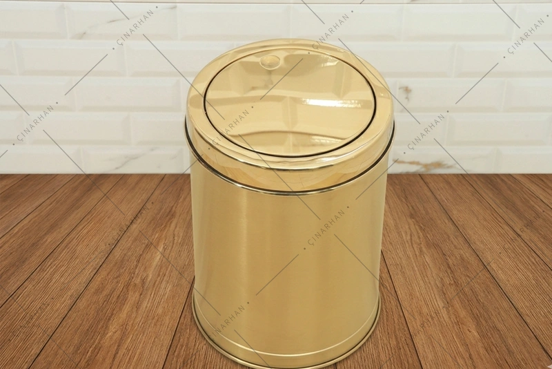 Gold Pratik Kapaklı Çöp Kovası